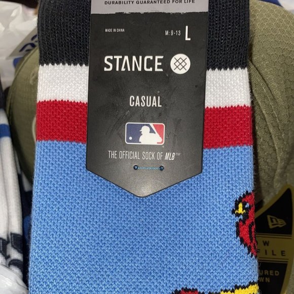 Stance Crew MLB Cardinals Bird On A Bat L 9-13 NEW - Picture 2 of 3